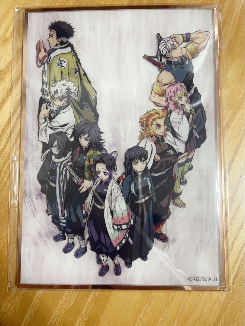 鬼滅の刃 鬼滅シアター キービジュアル アクリル色紙 柱合会議・蝶屋敷編