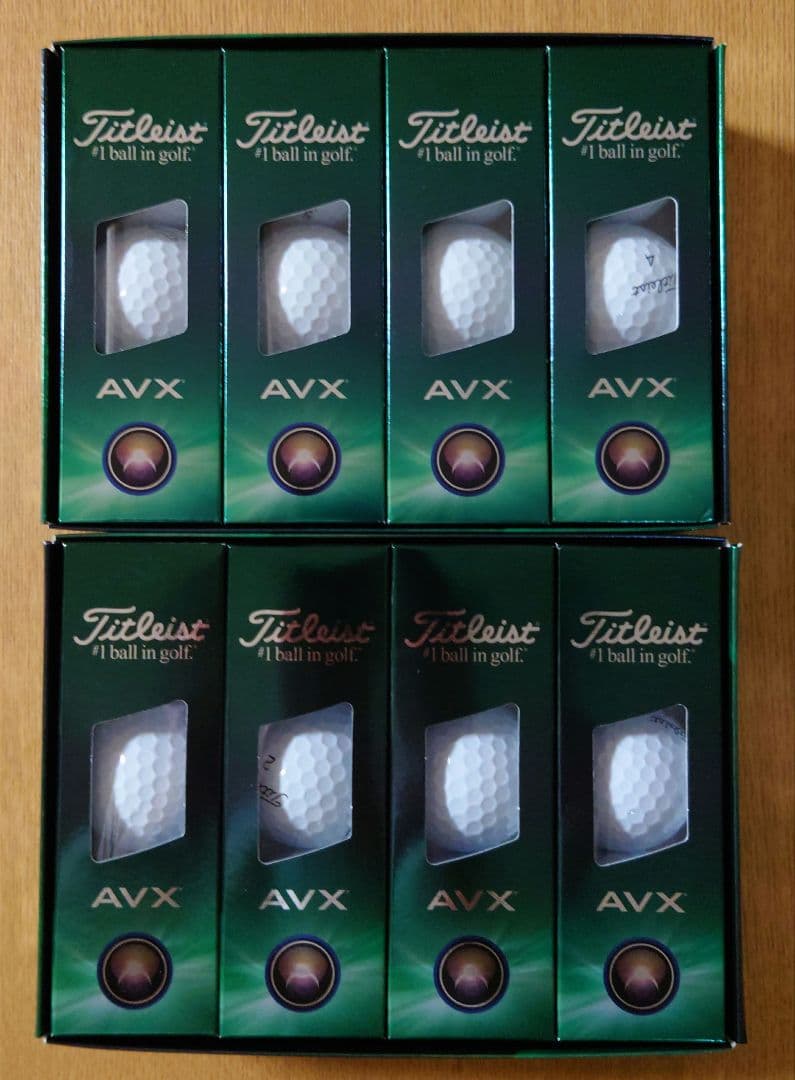 Titleist AVX 2024 ゴルフボール ホワイト 2ダース