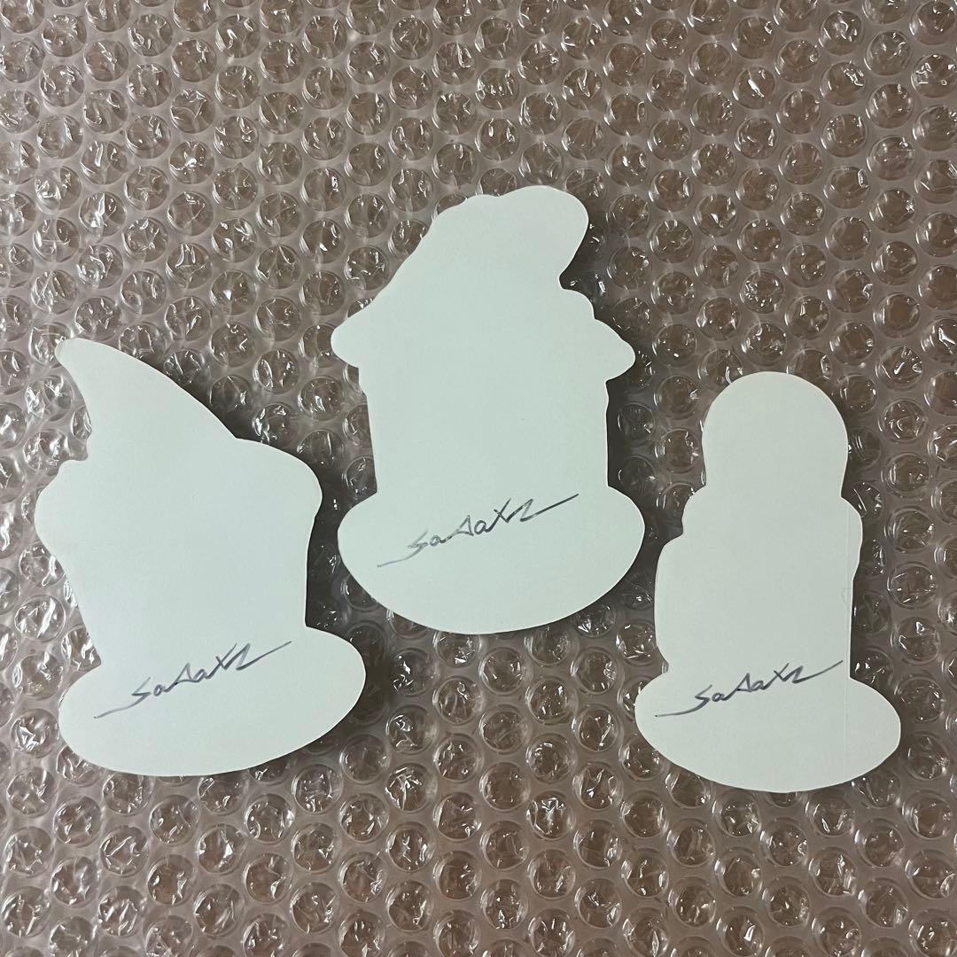 吉澤究 sadam yoshizawa 点描画 アートポスター ② 芽吹 おまけ