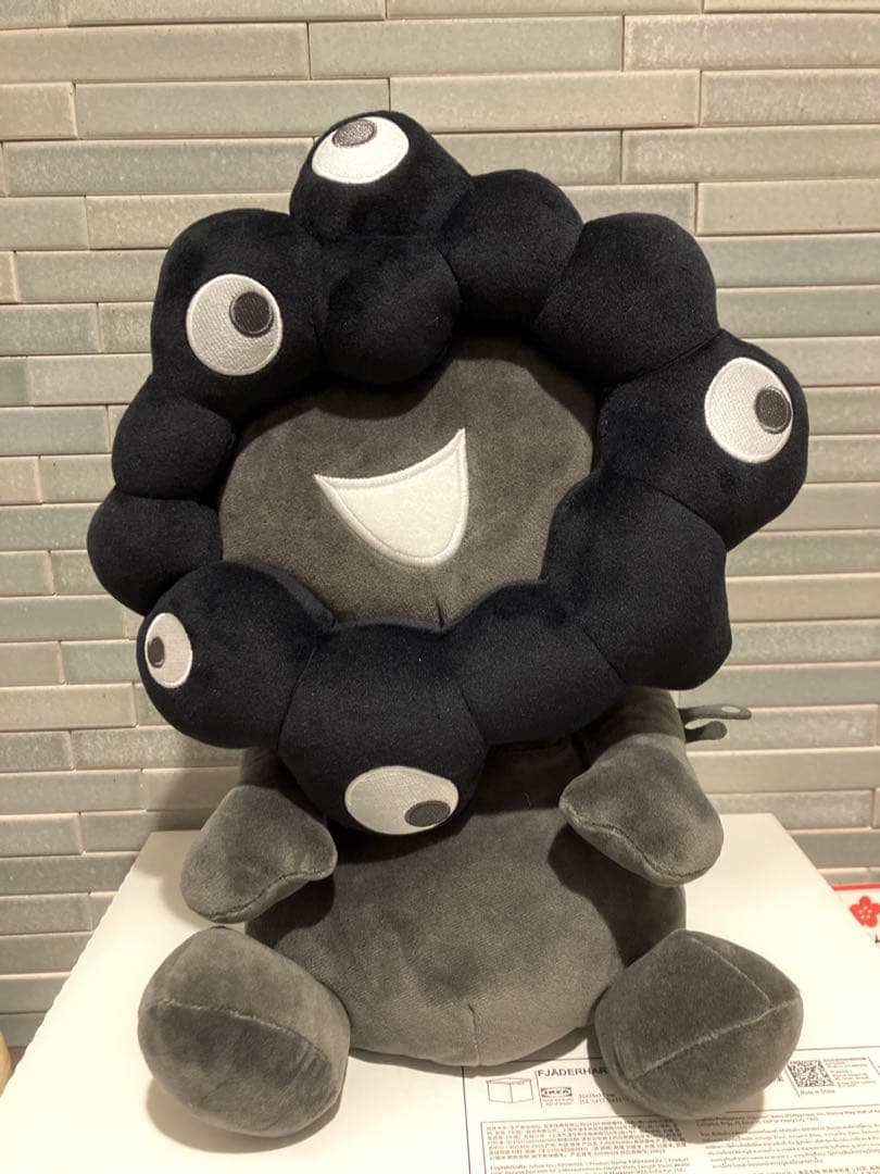 黒 ミャクミャク お手玉風ぬいぐるみ Lサイズ 万博 EXPO2025