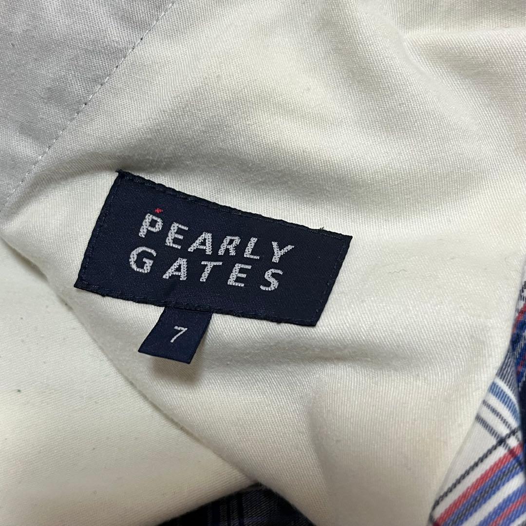 美品 PEARLY GATES ストレッチ チェックパンツ ゴルフウェア 7