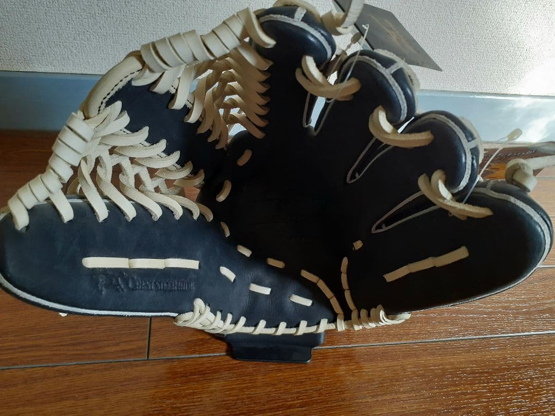 Mizuno ビクトリーステージ ブラック/ホワイト外野手用タグ付イチローモデル