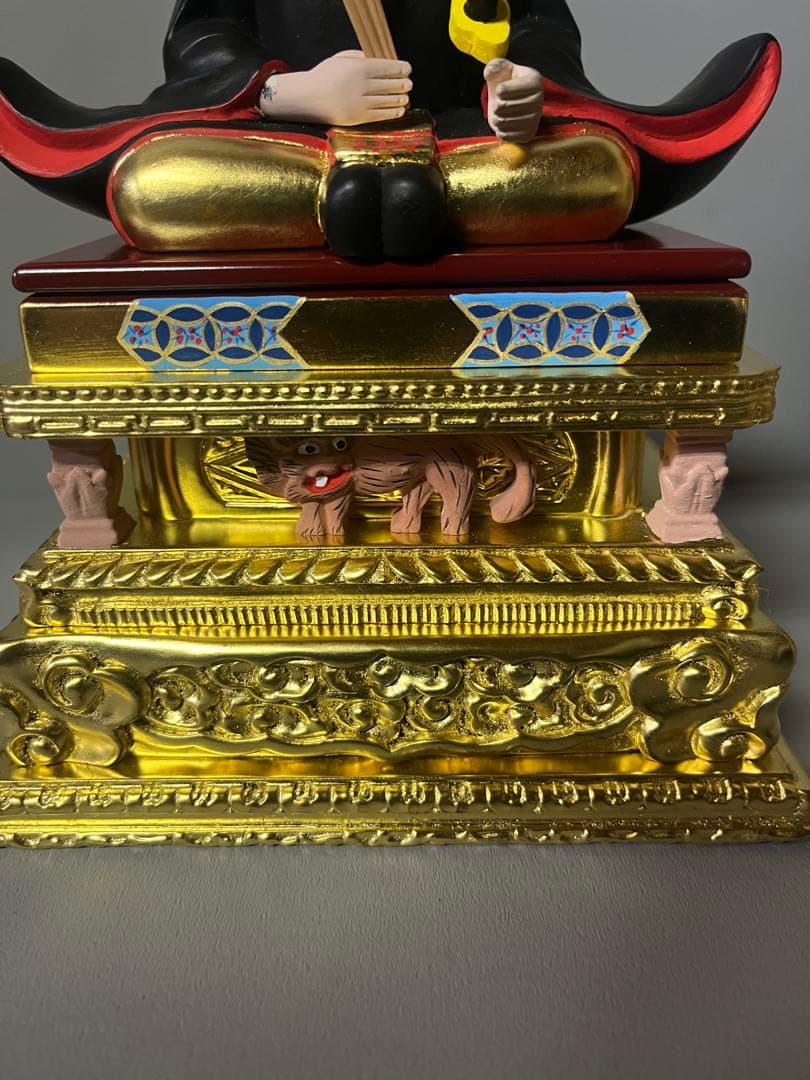 菅原道真公　木彫り　彩色　天神様　学問の神様　② 25