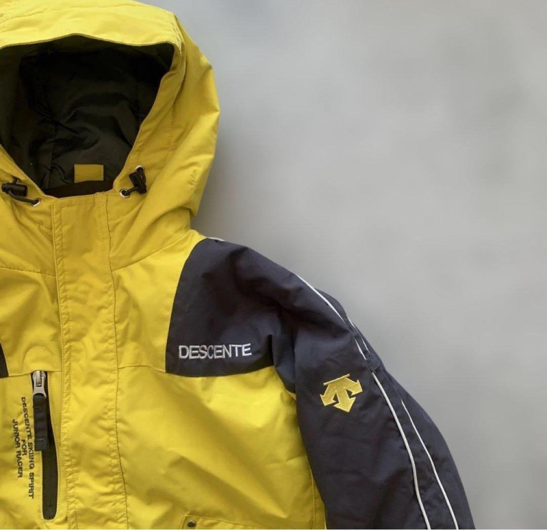 極美品✨デサント　DESCENTE フード付きスキーウェア140 スノボー