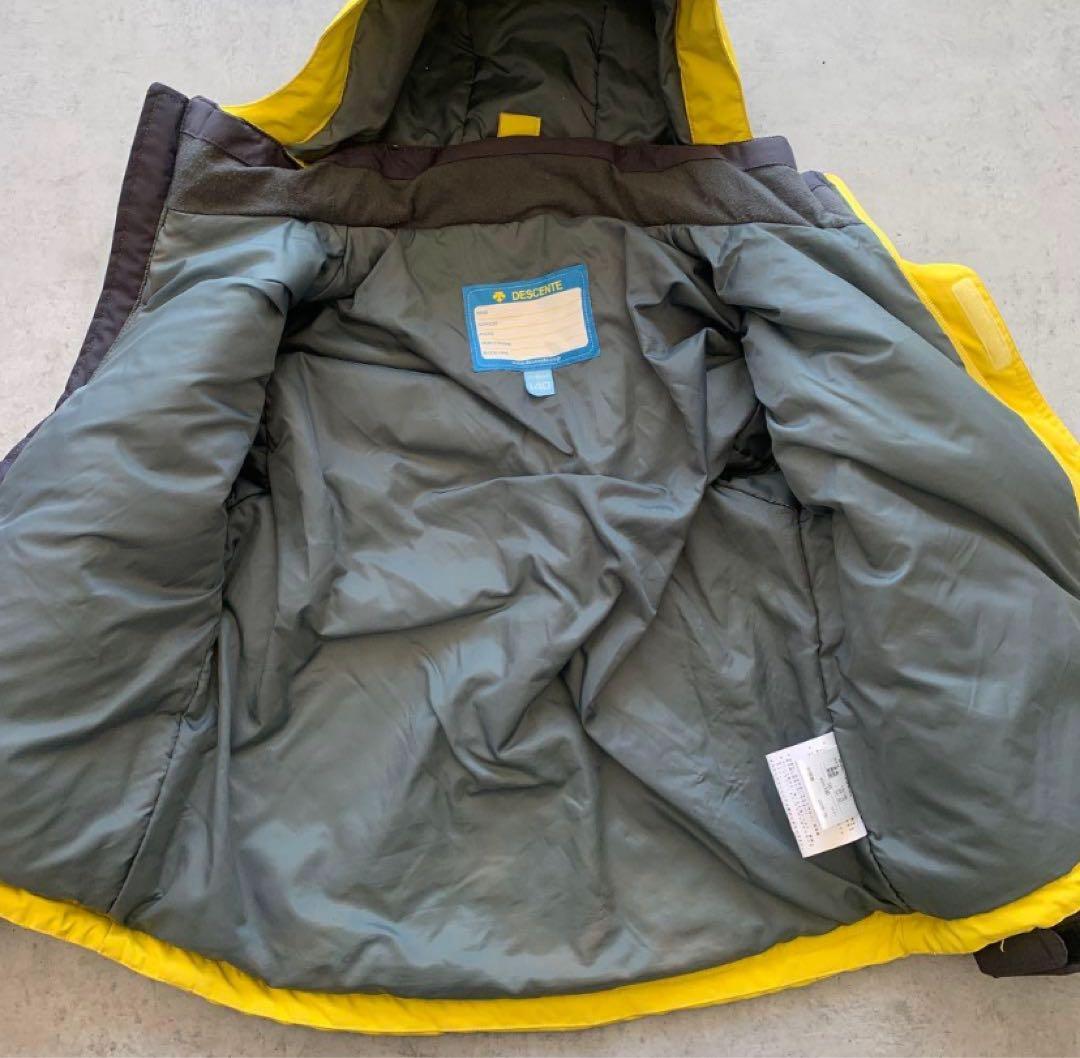極美品✨デサント　DESCENTE フード付きスキーウェア140 スノボー