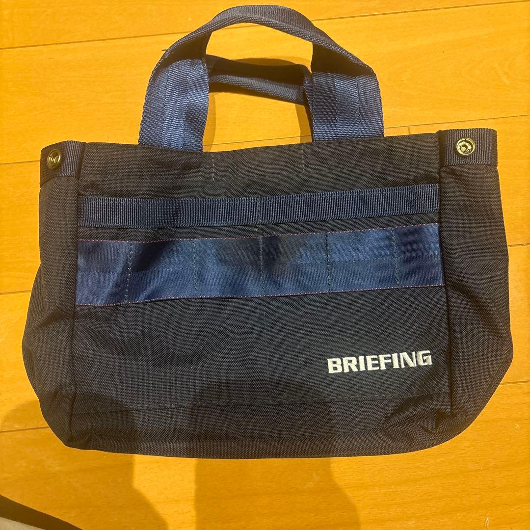 BRIEFING ネイビー トートバッグ