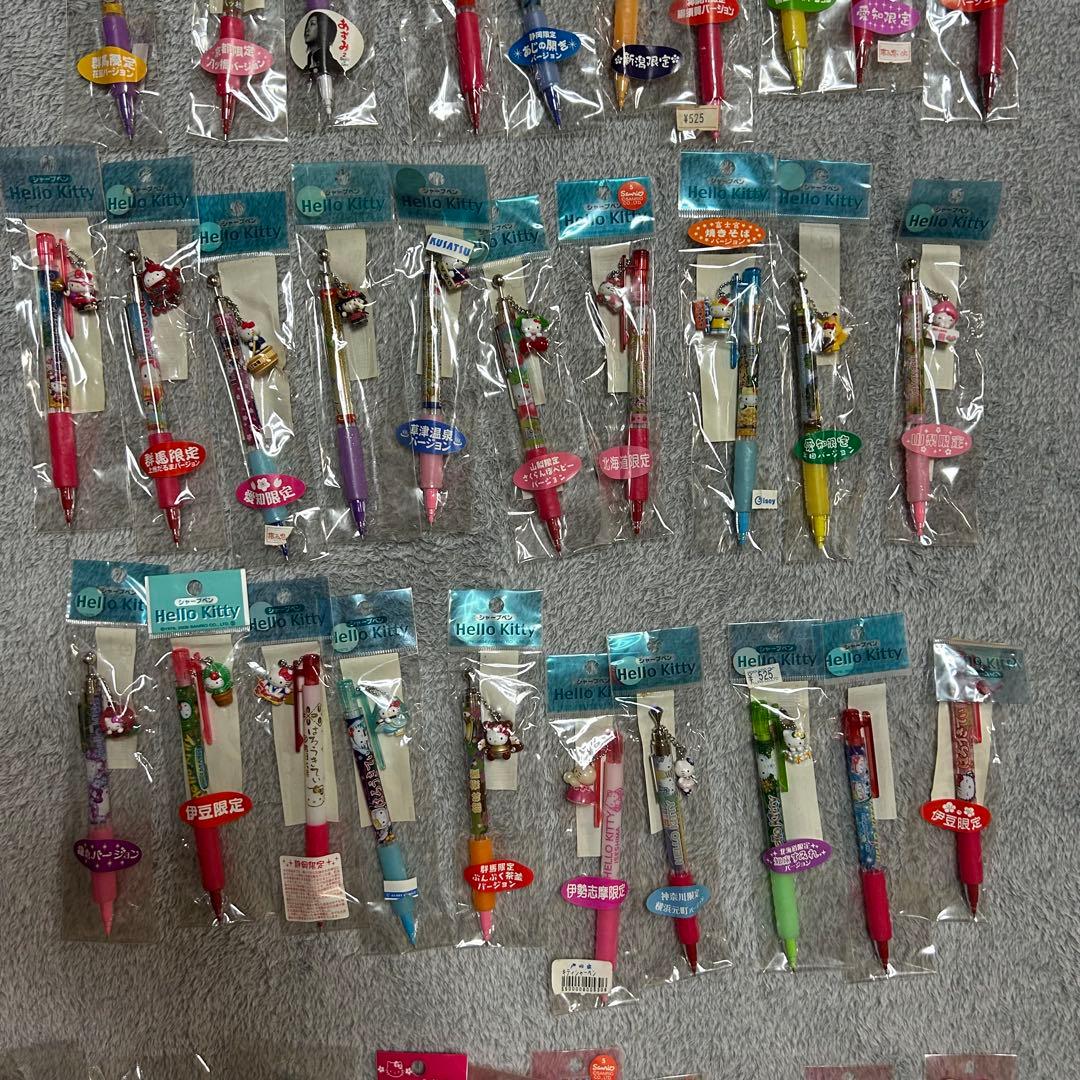 ハローキティ ご当地限定キティちゃん シャープペン ボールペン 145本 詳細有
