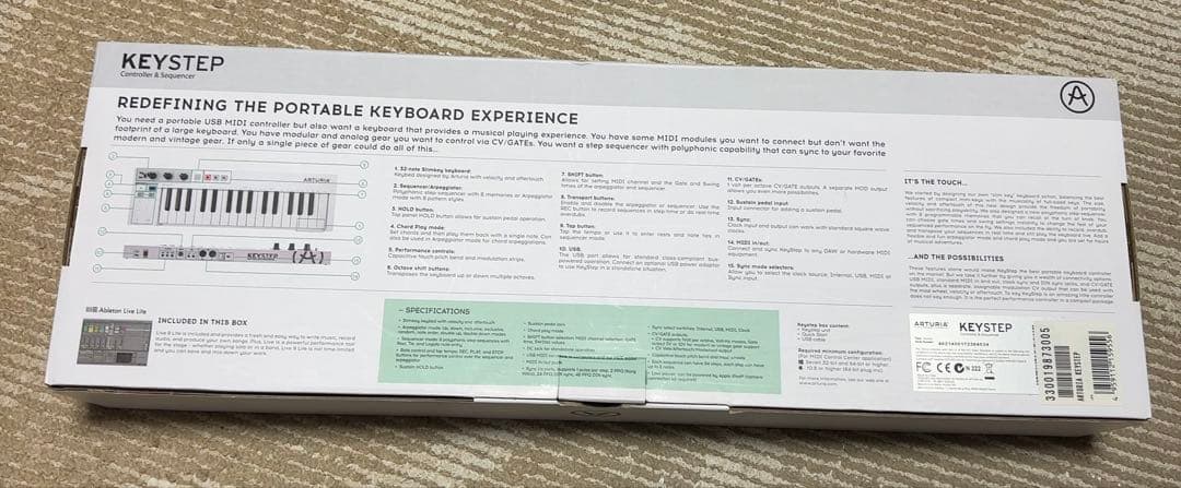 【値下】ARTURIA KEYSSTEP MIDIキーボード 新品未使用