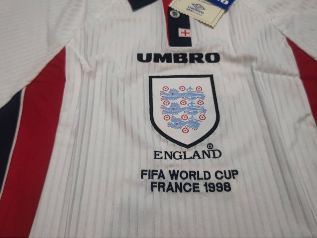 希少！90年代！イングランド代表の1998 FIFAワールドカップユニフォーム