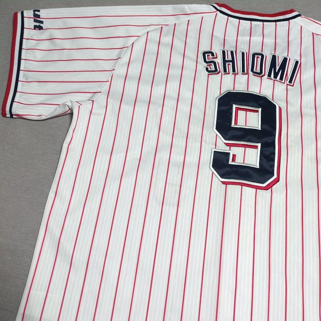 東京ヤクルトスワローズ 塩見泰隆 刺繍 ユニフォーム マジェスティック XL