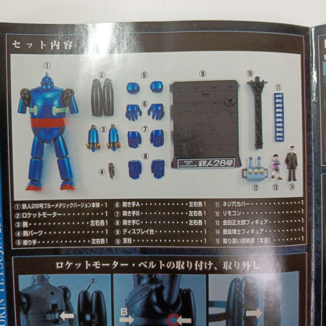 超合金魂 GX-24M 鉄人28号　ブルーメタリック 美品