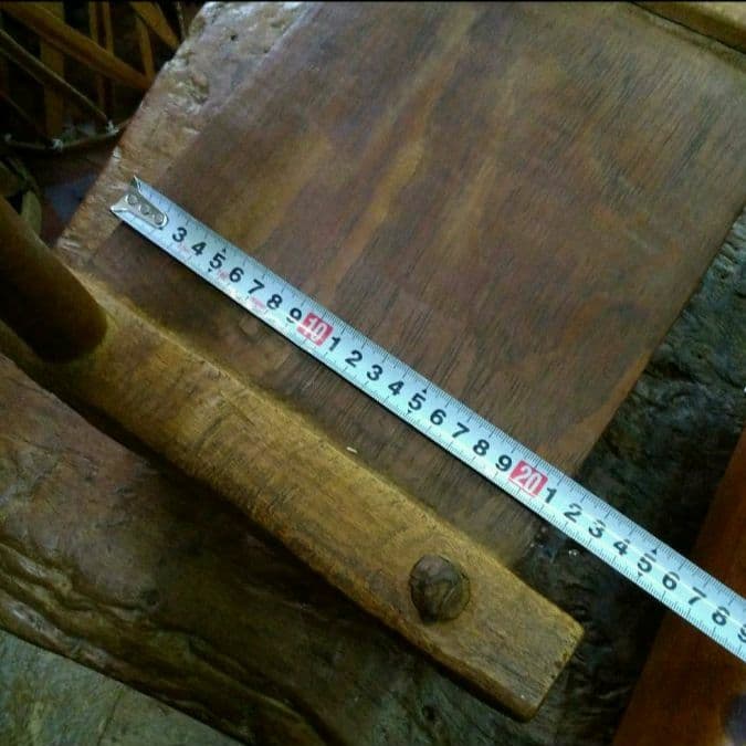 アフリカ　コートジボアール　バウレ族　アンティーク曲げ木椅子　インテリア　花台