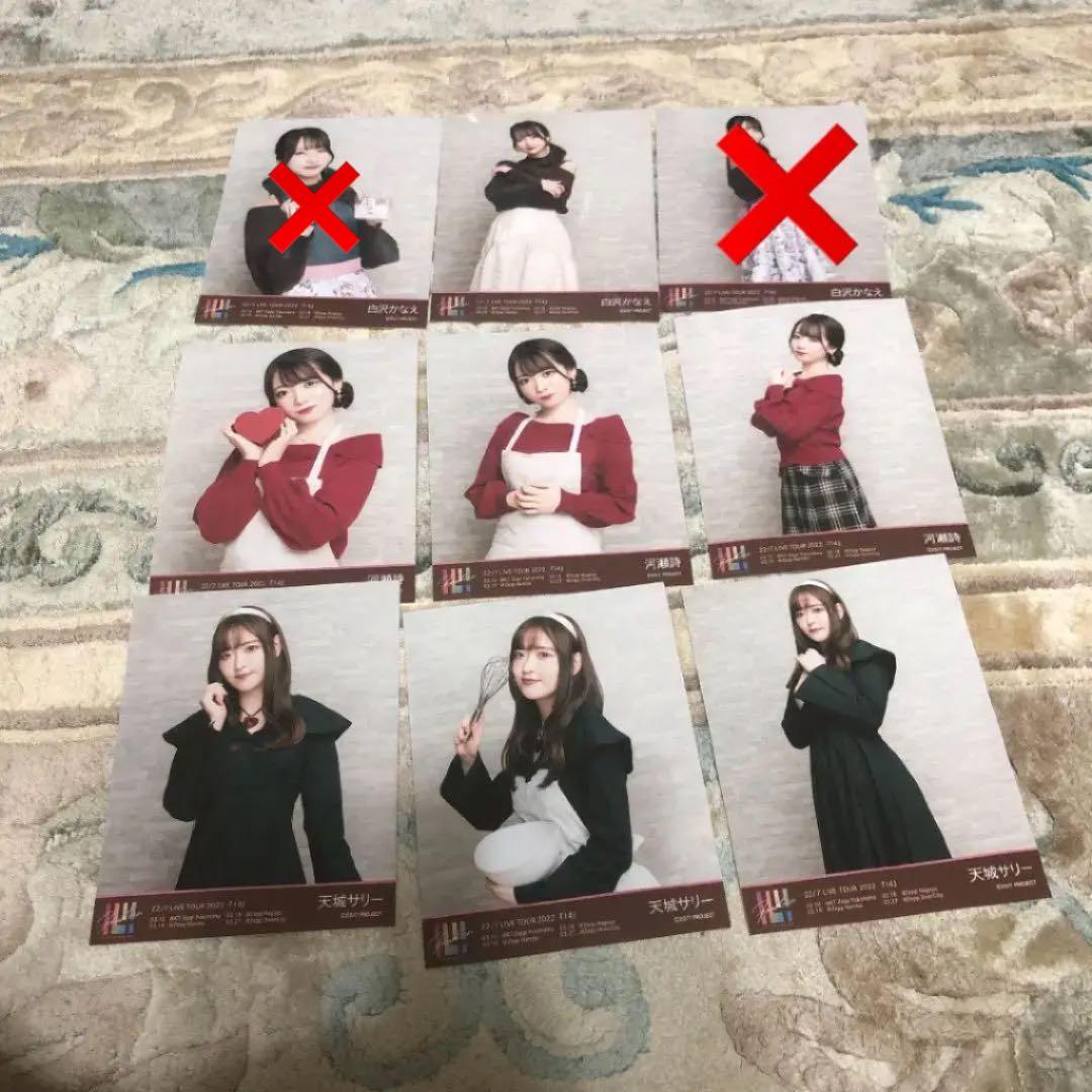 22/7  LIVE TOUR 2022 14 ソロ生写真　バラ