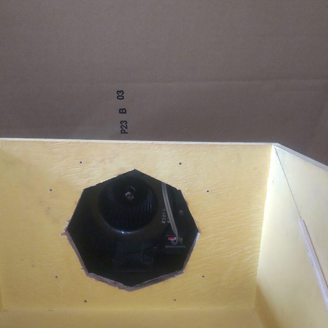 自作　塗装ブース　新品　シロッコファン使用　三菱VD08ZC2　卓上ミニサイズ