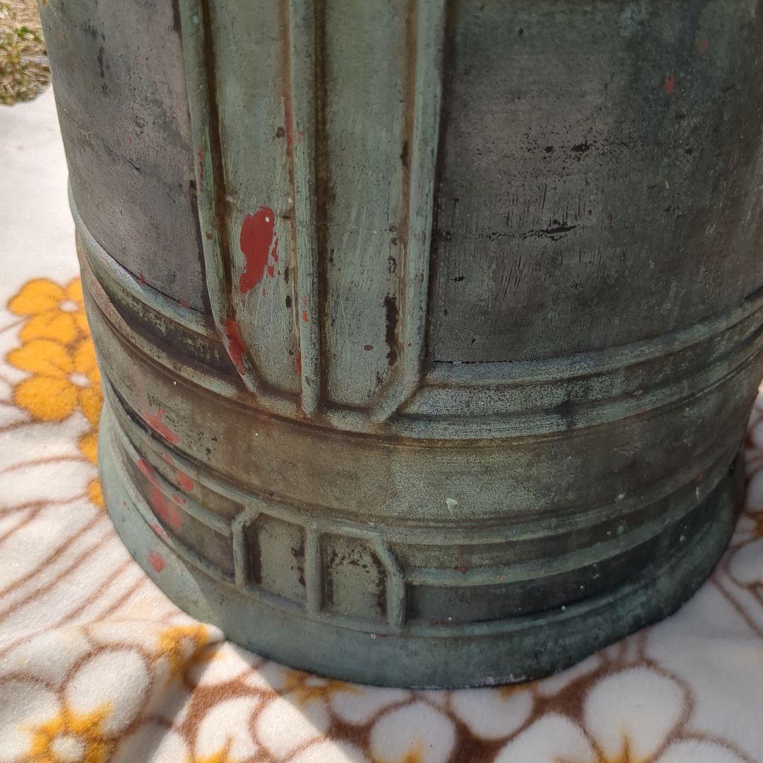 半鐘 双龍頭 釣鐘 梵鐘 青銅 古銅 真鍮 アンティーク 骨董 レトロ