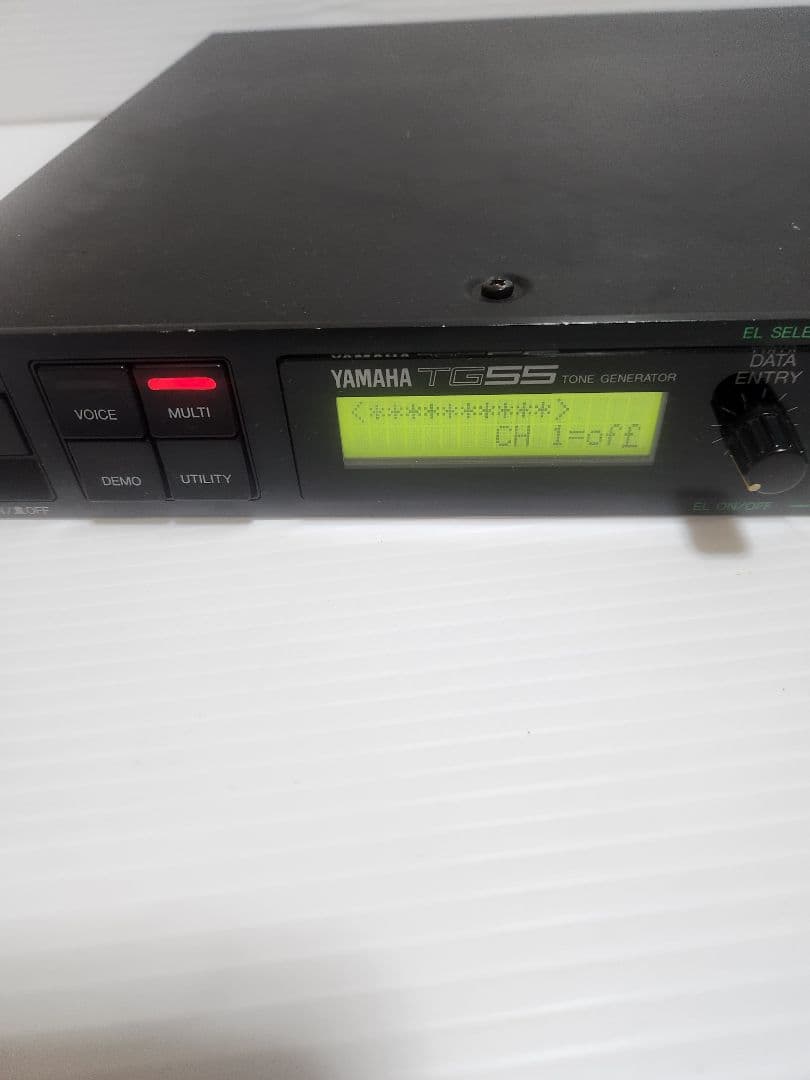 YAMAHA TG55 音源モジュール サウンドカード2枚付き 通電確認済み