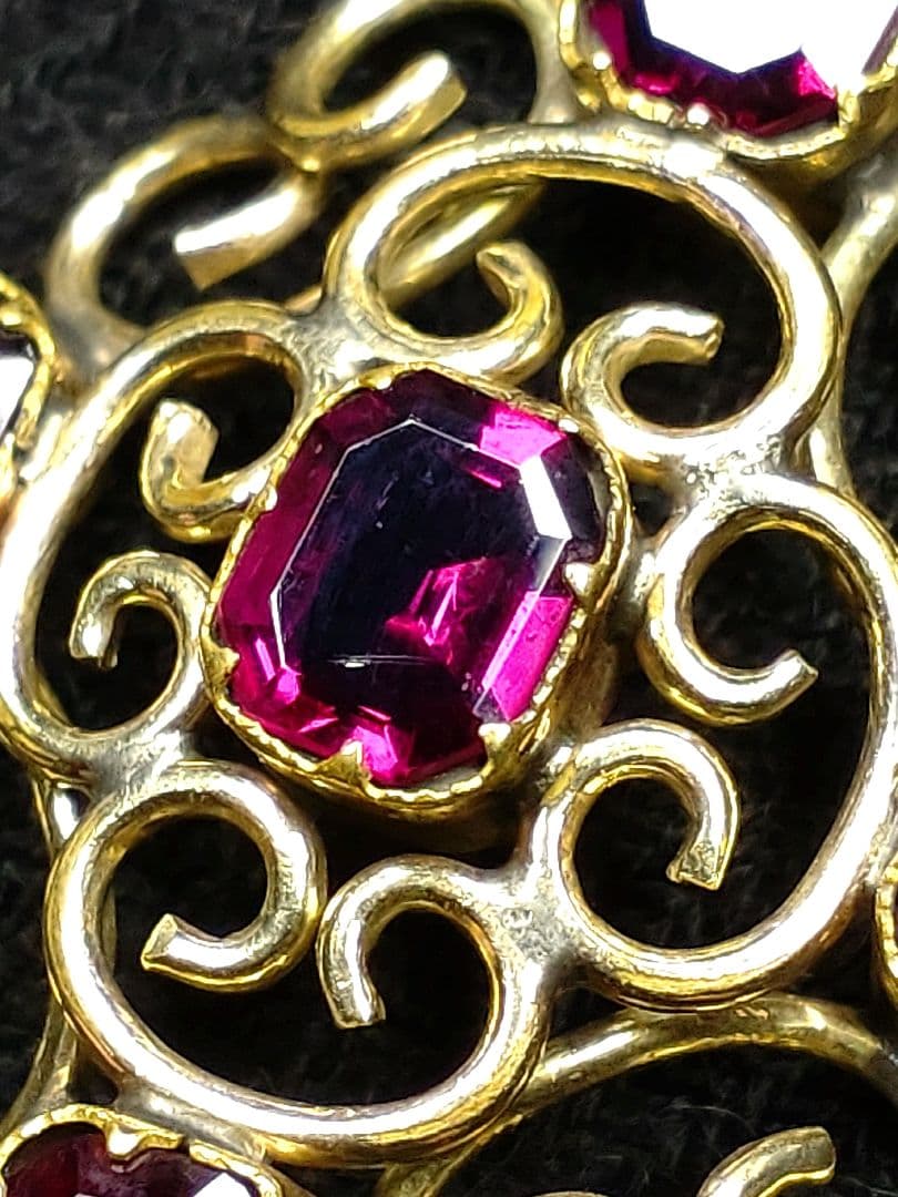 JA009 ペンダント with ガーネット 【アンティーク】