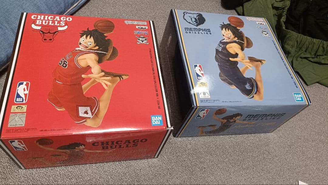 2 x ワンピース ルフィ フィギュア 2種セット