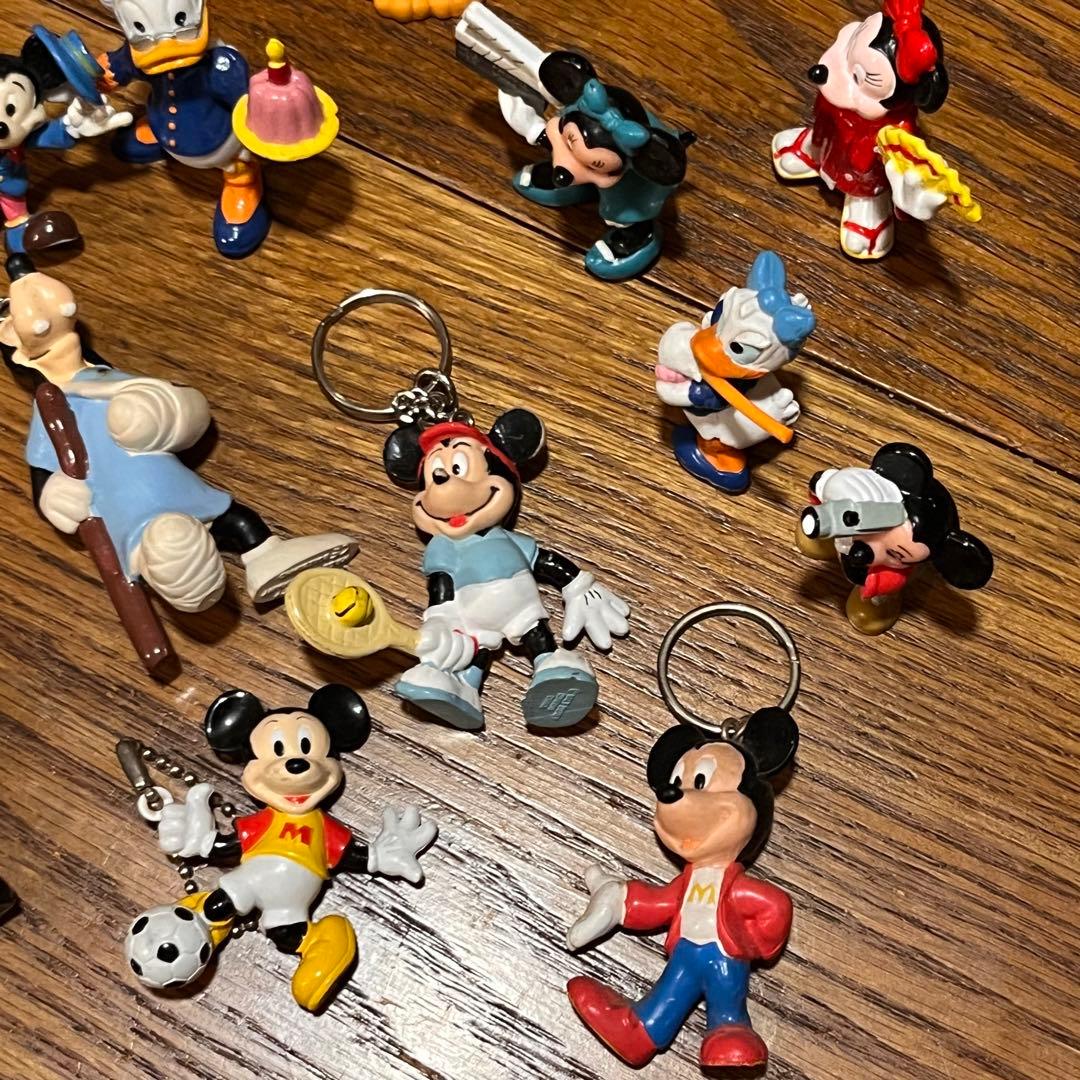 【希少】昭和レトロビンテージ　ディズニーフィギュア　キーホルダー　まとめ売り