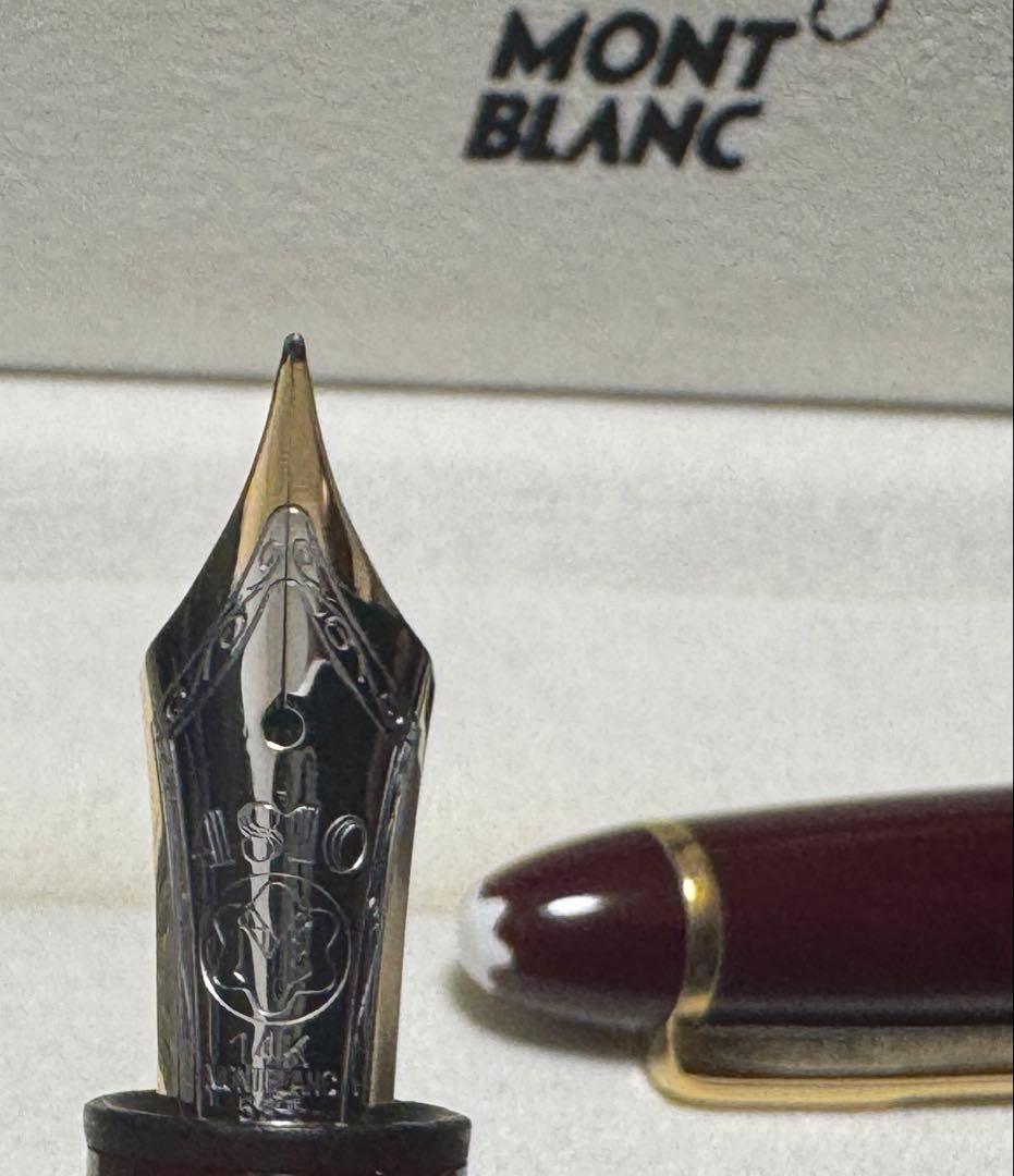 【未使用】モンブラン#146 万年筆 ボルドー F