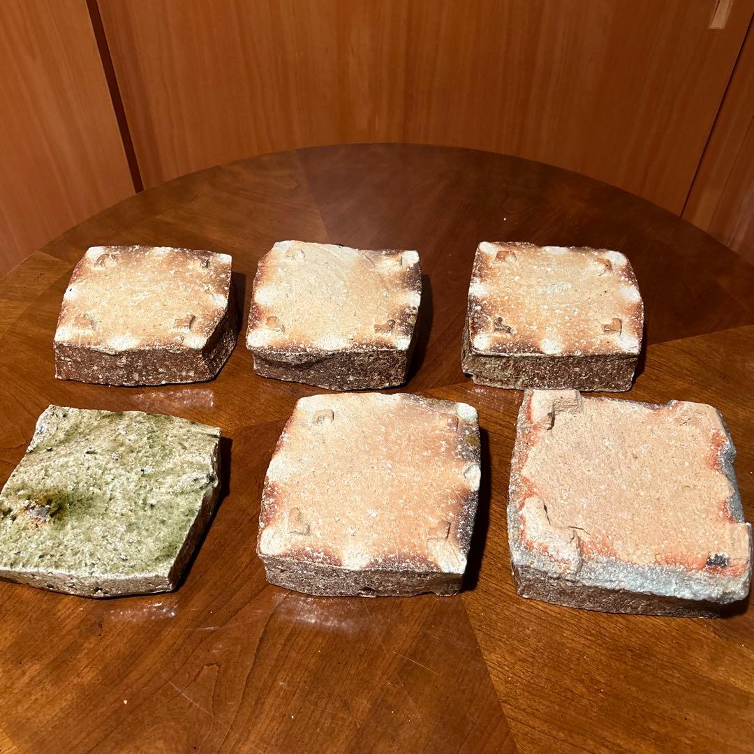 新品①◆作家　澤　克典作　信楽焼　五段重　一点物