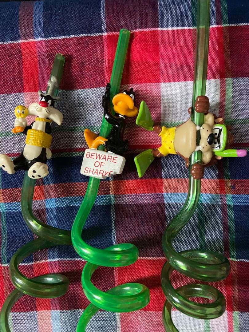 レア　ルーニー・テューンズ ストロー　3本セット アメトイ　バラ売り不可