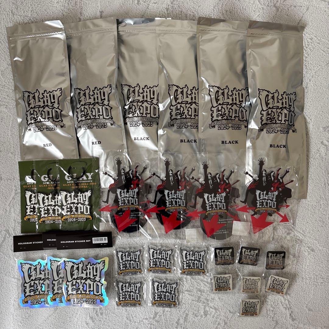 28点纏め売り：Glay EXPO 2024-2025 30周年記念 グッズ