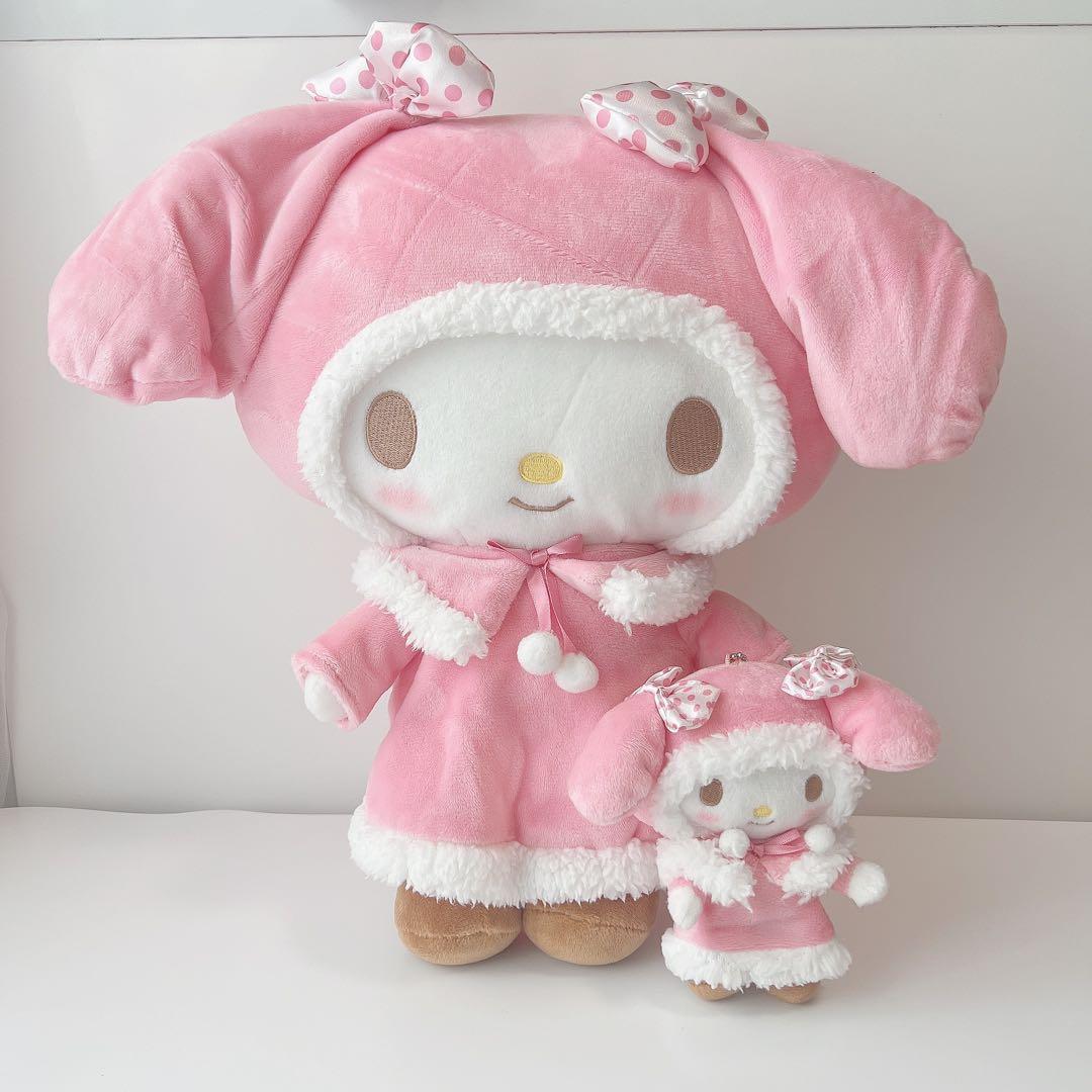 マイメロディ 当たりくじ A賞 ホワイトウィンター　マスコットぬいぐるみセット