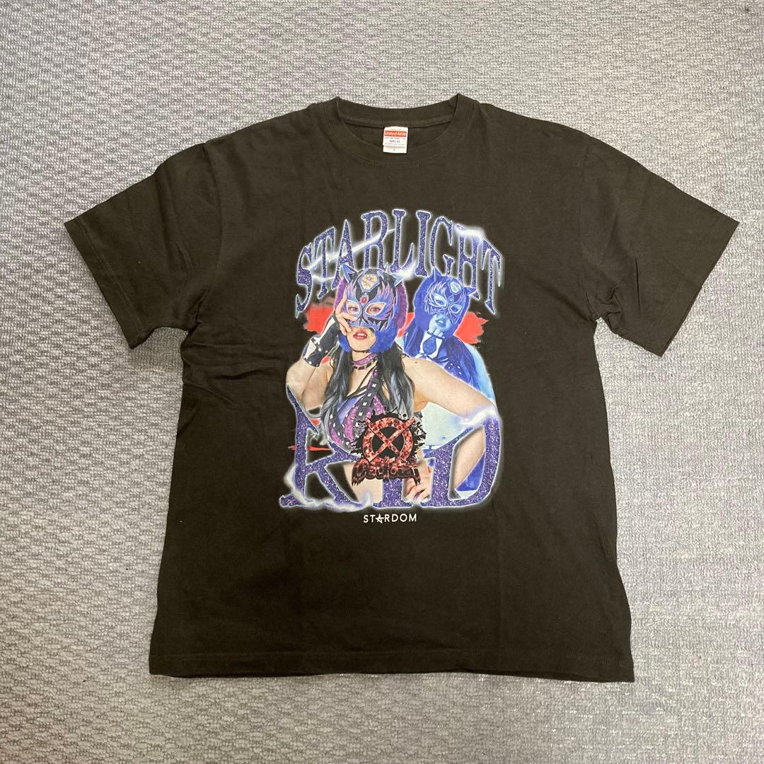 スターライトキッド　Tシャツ　ラップT 上谷沙弥　スターダム　受注商品　伊藤麻希