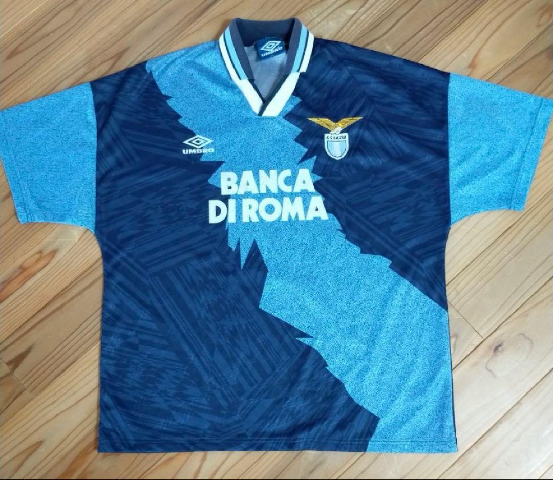 ビンテージ　セリエA ラツィオ　ユニホーム　95/96A　ＸＬ　フットボール