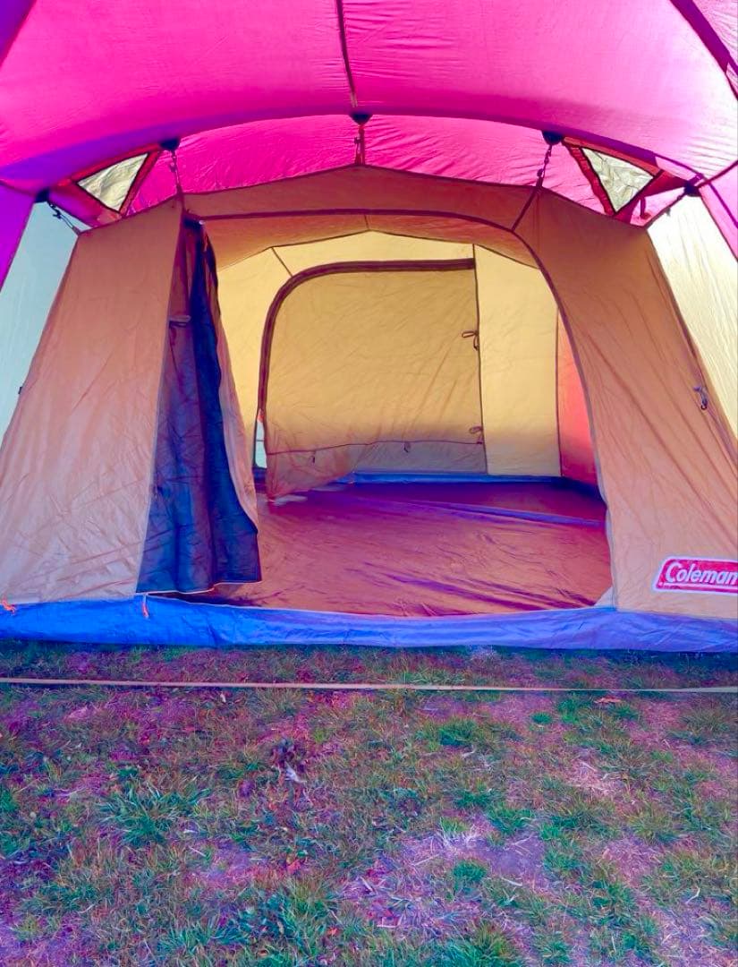 【極美品】コールマンテント タフスクリーン2ルームハウスバーガンディ