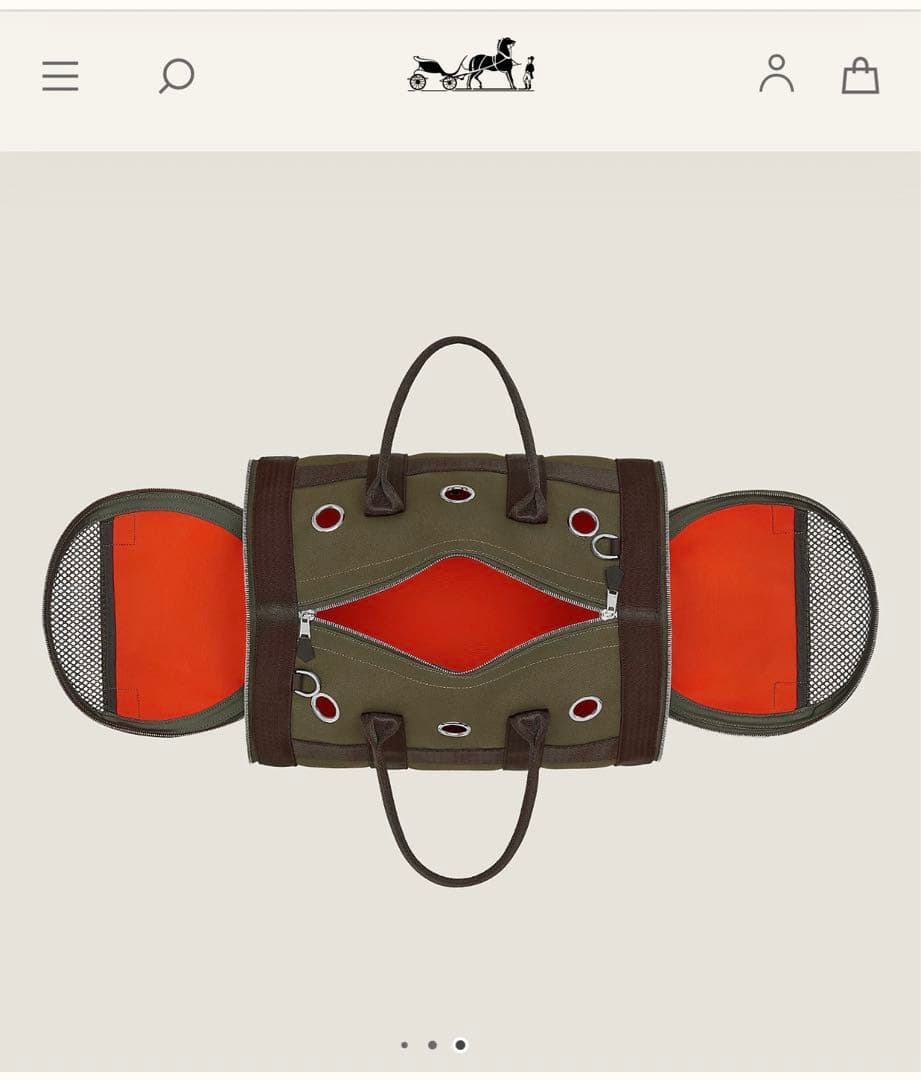 エルメス　犬用キャリーバック