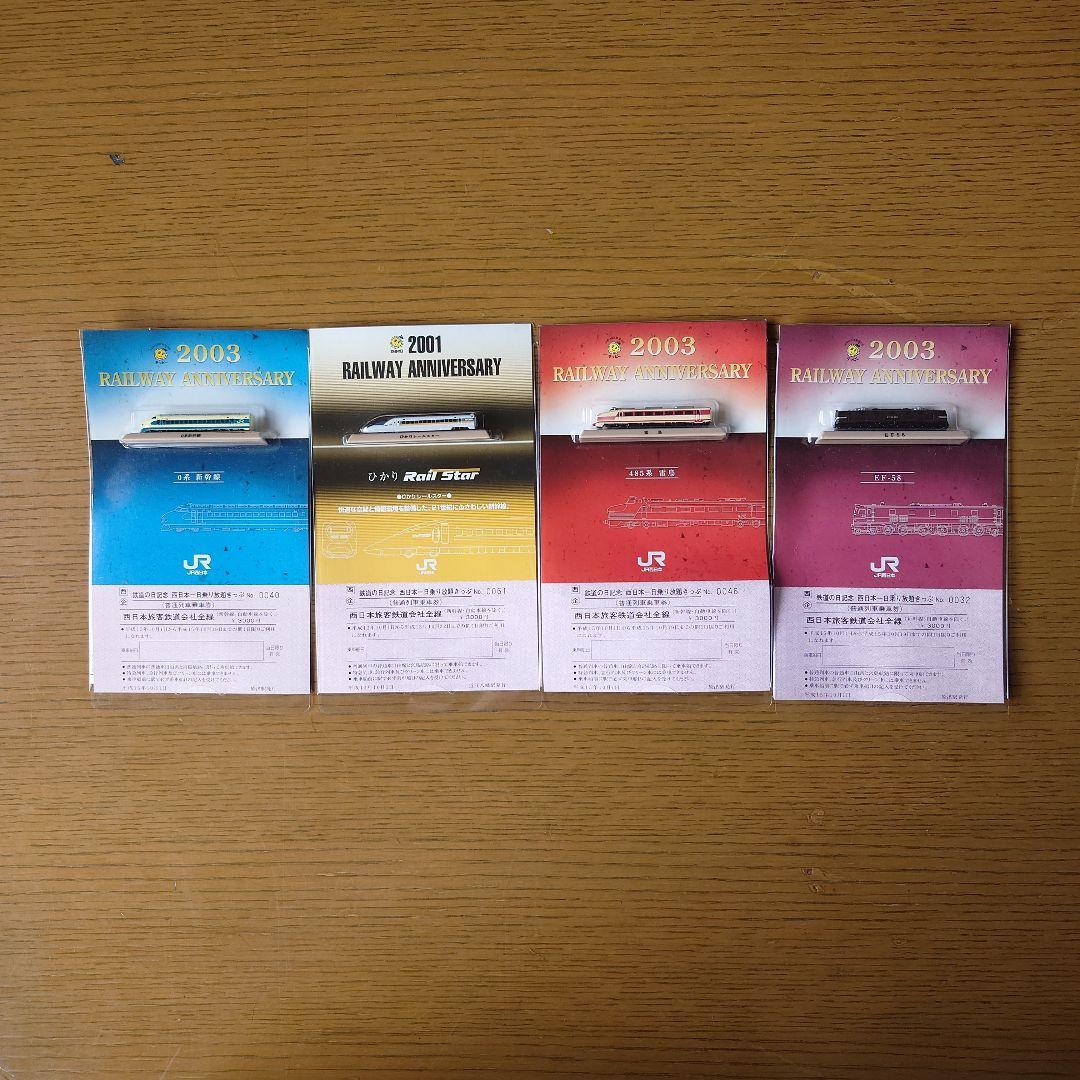 JR西日本模型付１日乗り放題切符