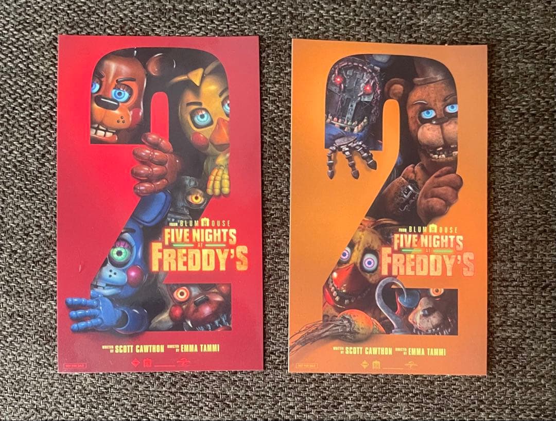 ファイブ・ナイツ・アット・フレディーズ2 入場者特典 ステッカー コンプ