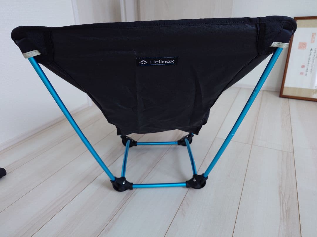 美品 Helinox ヘリノックス グラウンドチェア BK ブラック