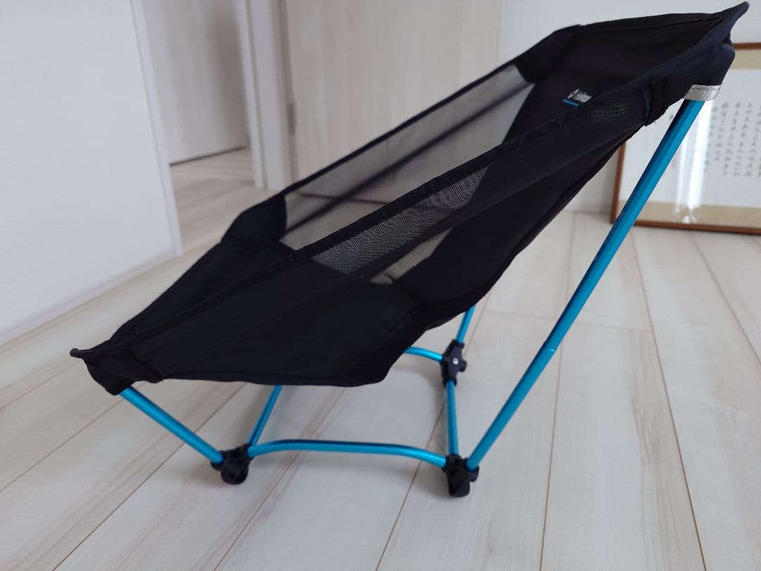 美品 Helinox ヘリノックス グラウンドチェア BK ブラック