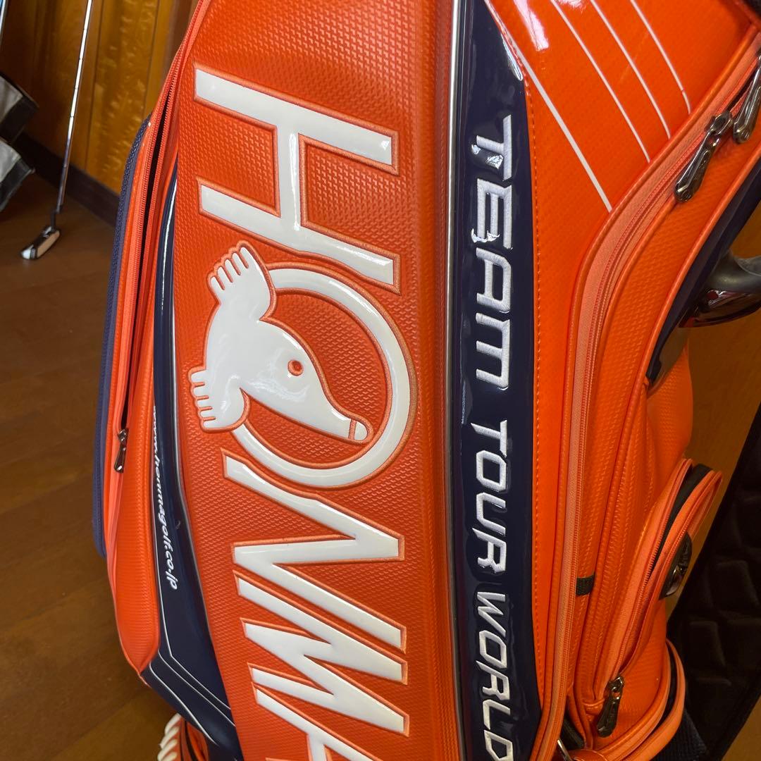 HONMA TOUR WORLD プロモデルキャディバッグ ３点式　オレンジ