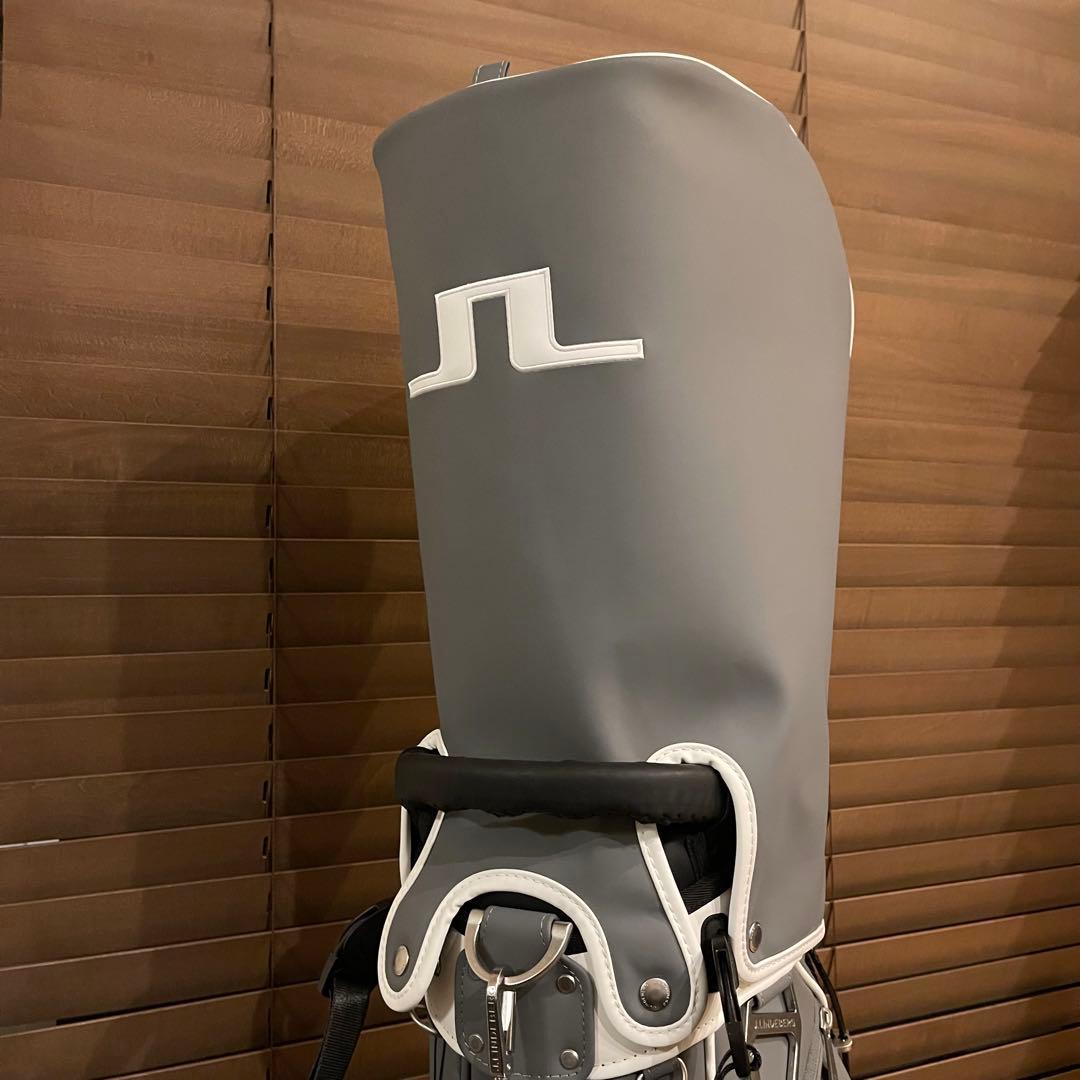 新作J.LINDEBERG ジェイリンドバーグ 高級 キャディバッグ カーボン灰