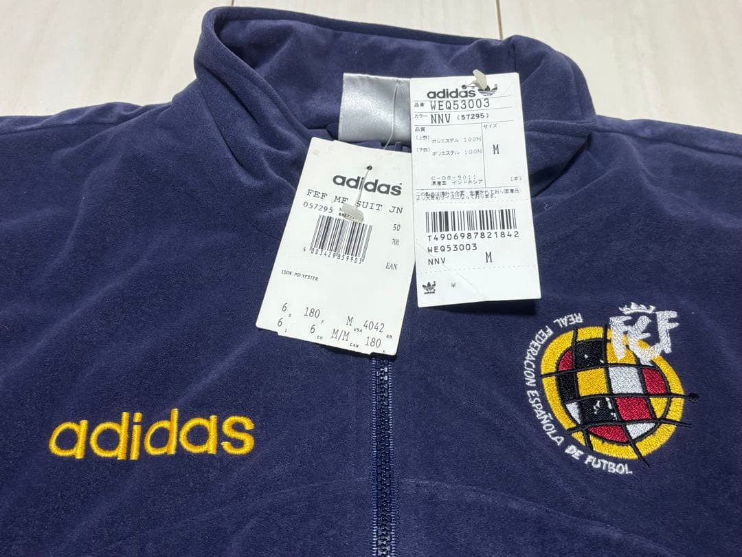 アディダス　スペイン代表　1996 ユーロ　上下セット　タグ付　未使用品