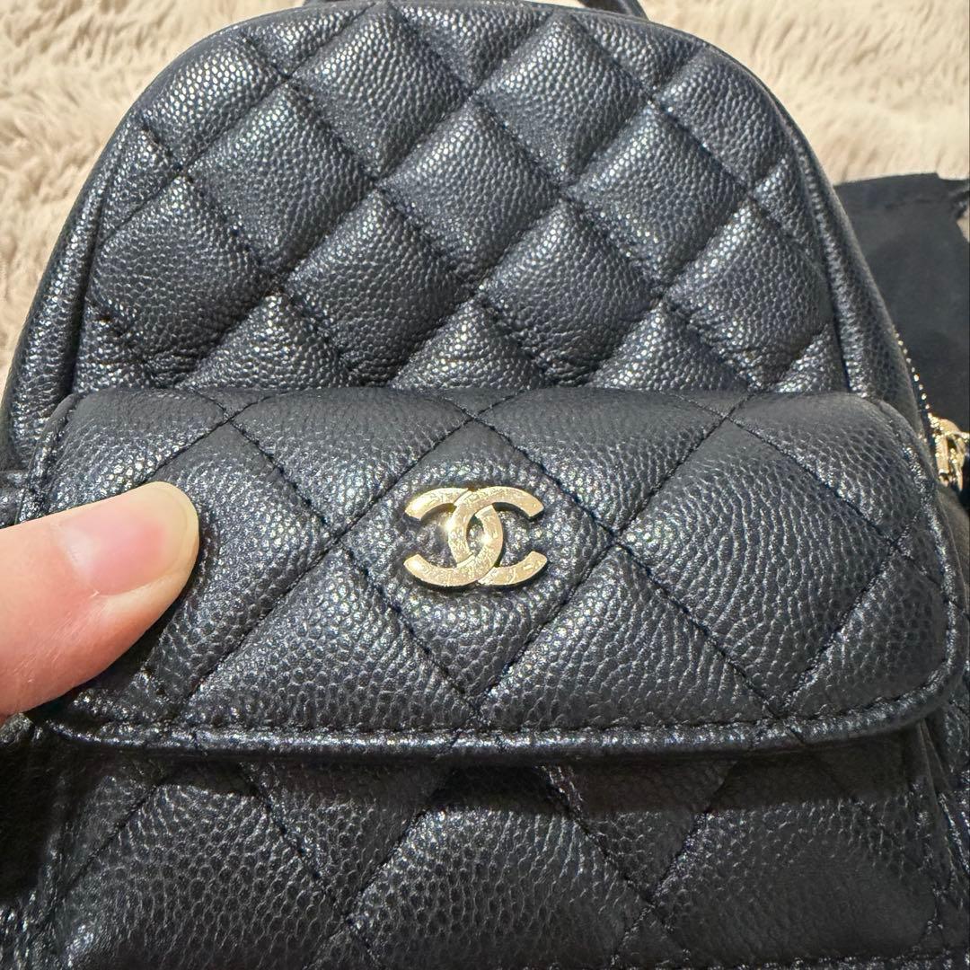 CHANEL MAKEUPバックパック　リュック　キルティング　ノベルティ