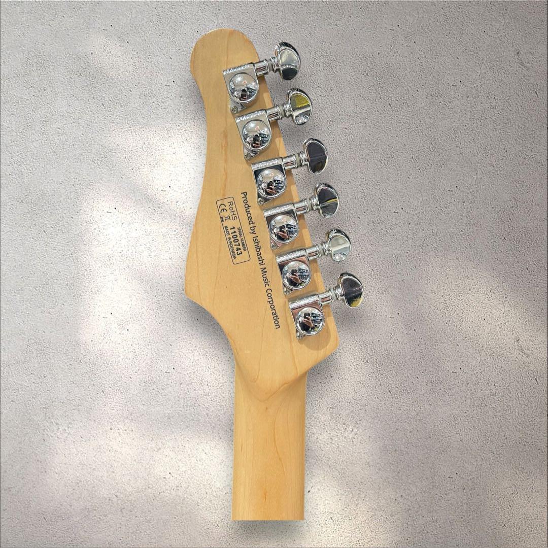 Mavis MST-600 エレキギターメイプルレッド　149