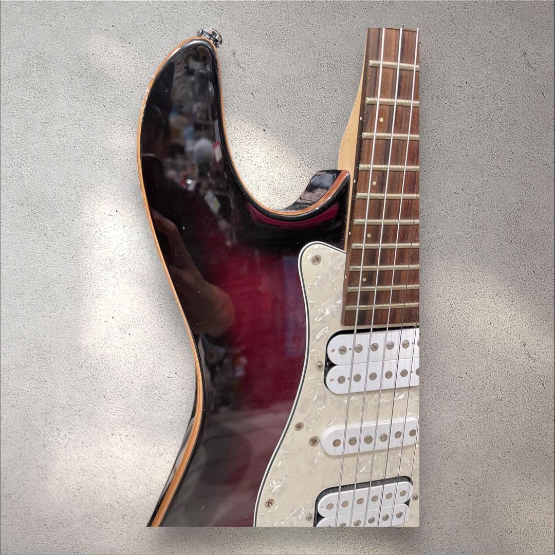 Mavis MST-600 エレキギターメイプルレッド　149