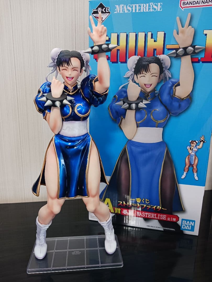 春麗 リペイント フィギュア 一番くじ A賞 生足 一点物