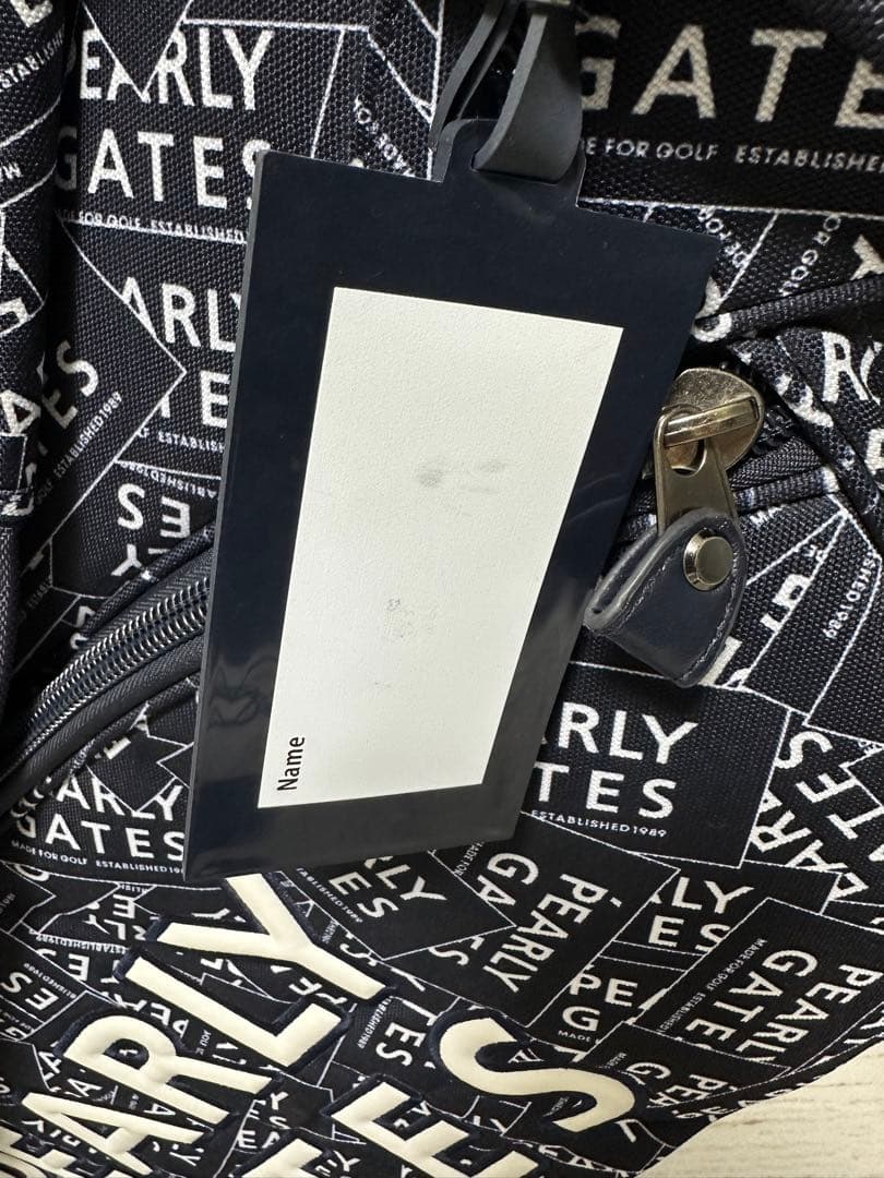 パーリーゲイツ ステッカー柄 スタンドキャディバッグ ヘッドカバーセット