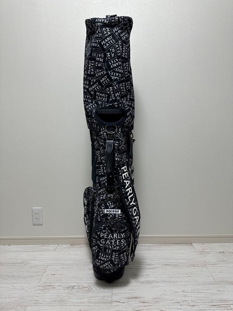 パーリーゲイツ ステッカー柄 スタンドキャディバッグ ヘッドカバーセット