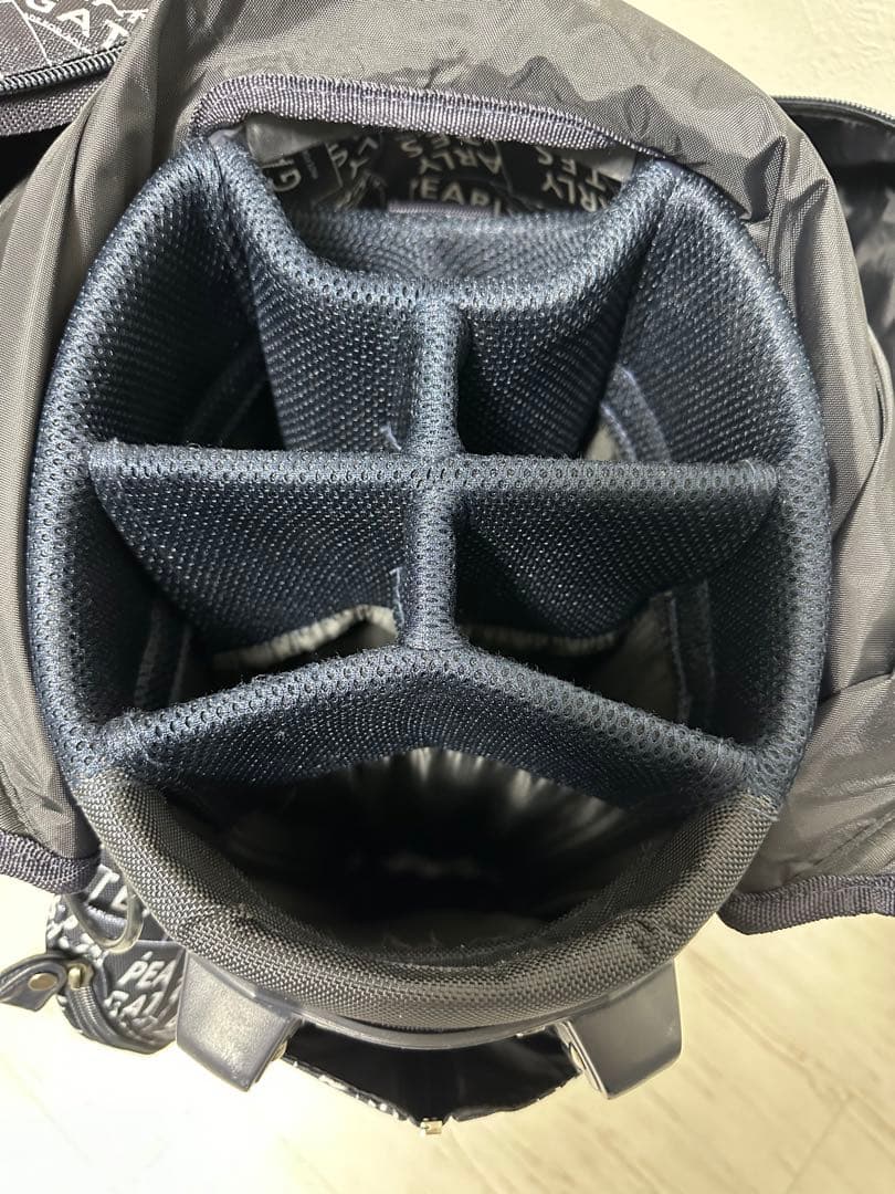 パーリーゲイツ ステッカー柄 スタンドキャディバッグ ヘッドカバーセット