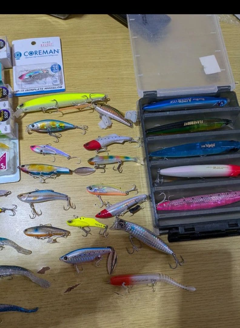 シーバスルアーセット　40点