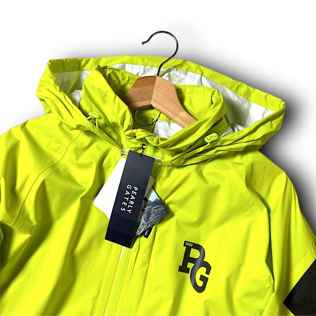 定価37,400円 パーリーゲイツ AQUAX 防水透湿 レインジャケット