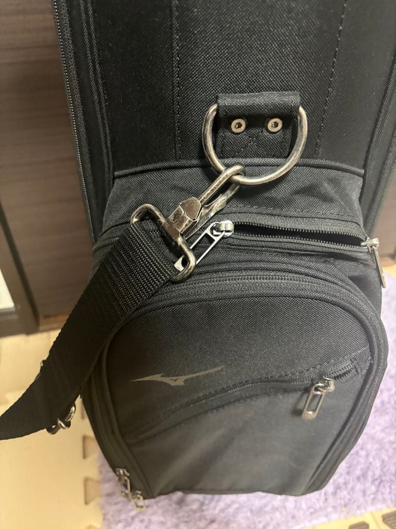 【美品】Mizuno BRX キャディバッグ 黒