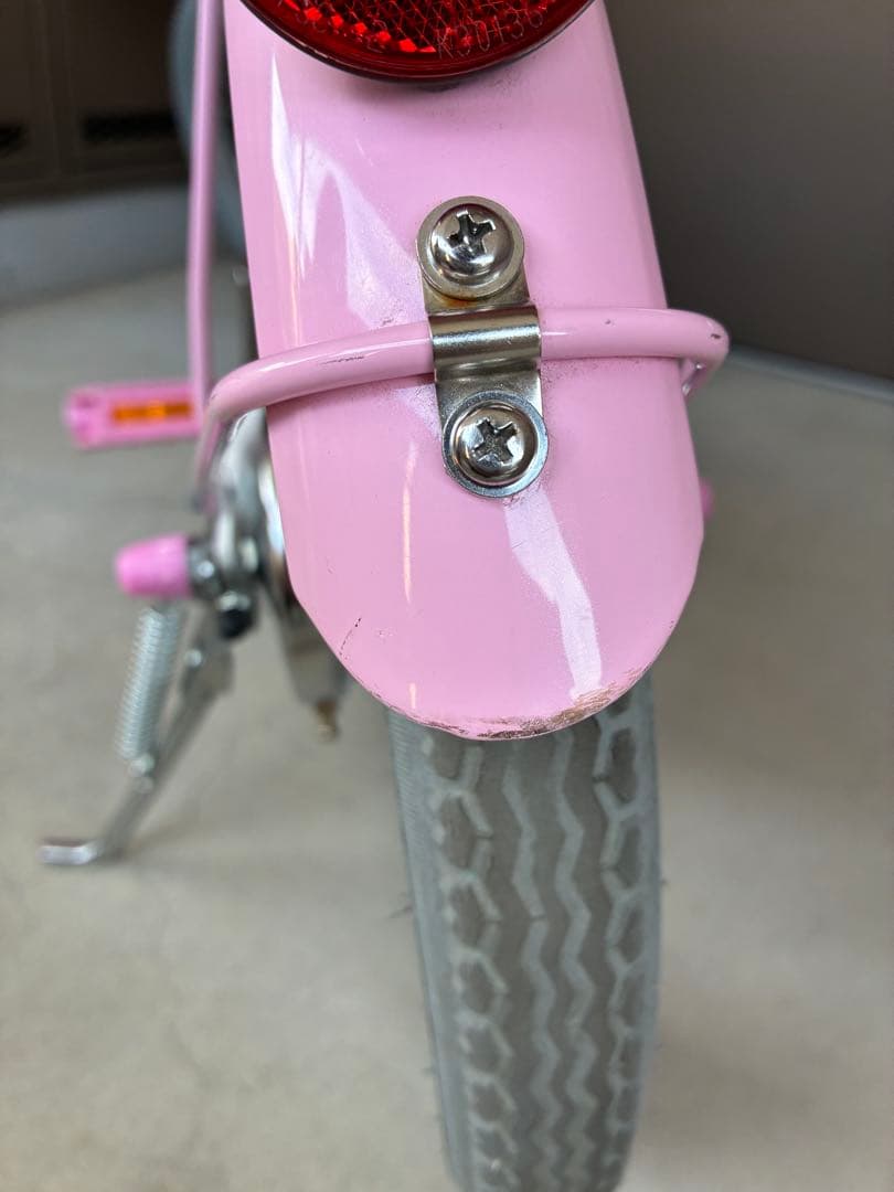 【引取限定】 16インチ　ミニーマウスポルカドット　子供用自転車